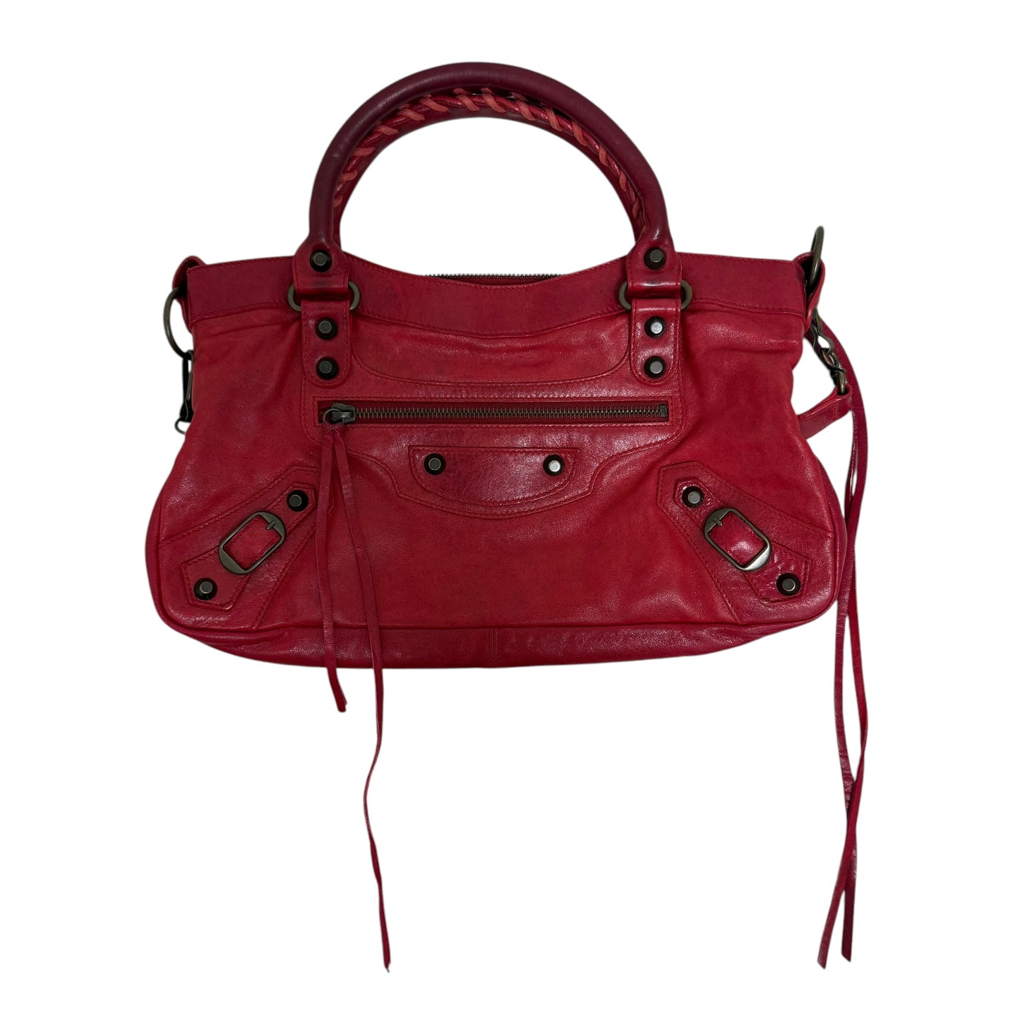 Balenciaga Red City Bag