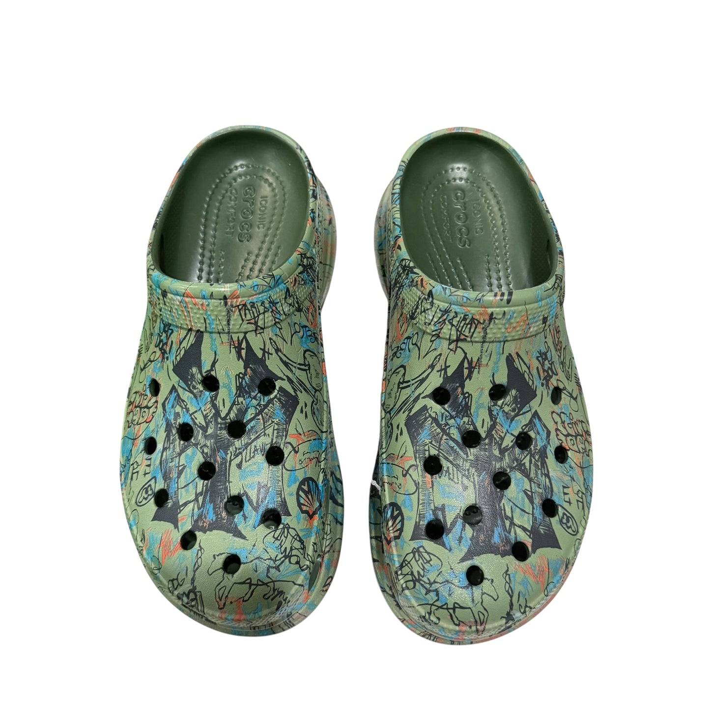 Mowalola x Crocs Bae Graffiti