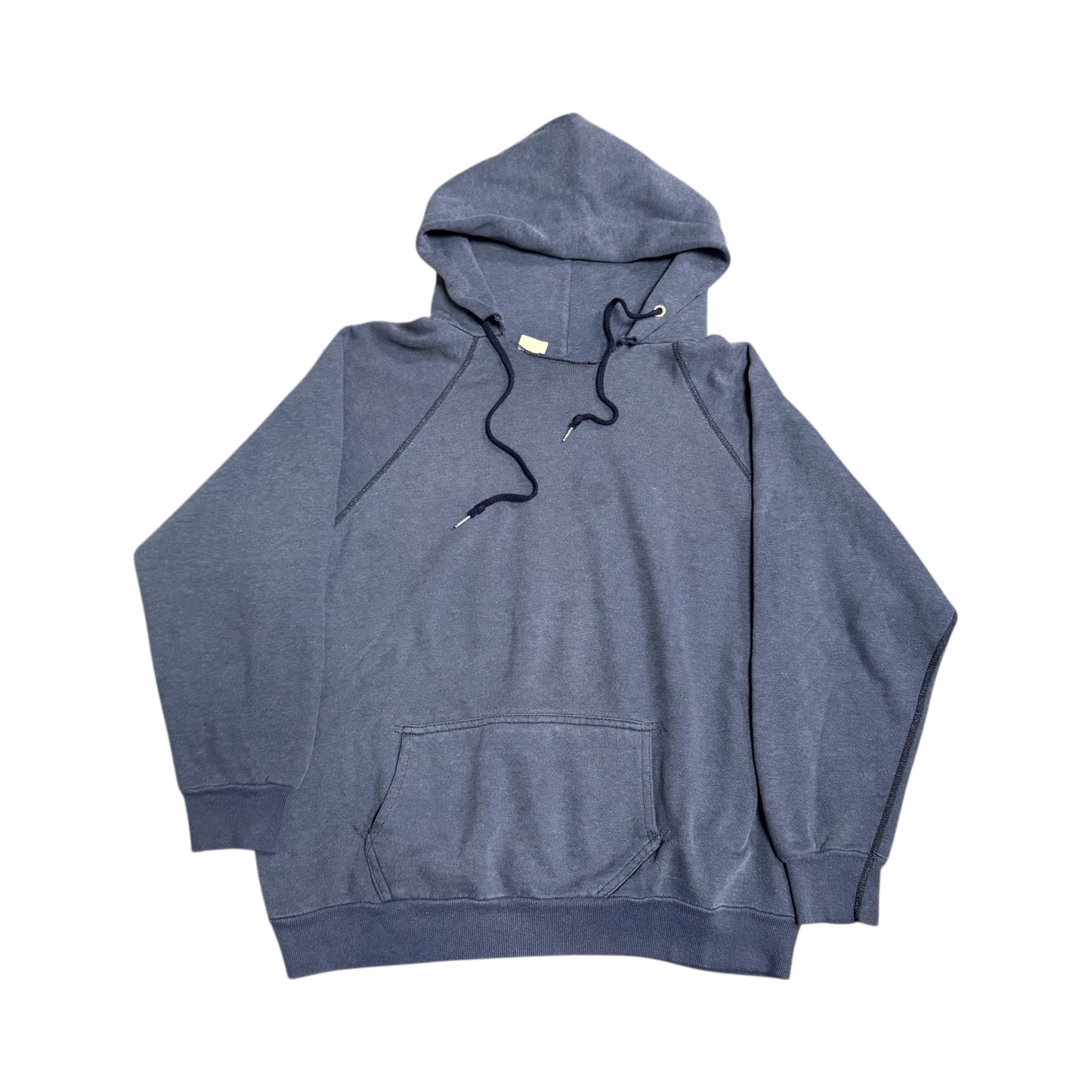 Vintage Navy Blank Hoodie