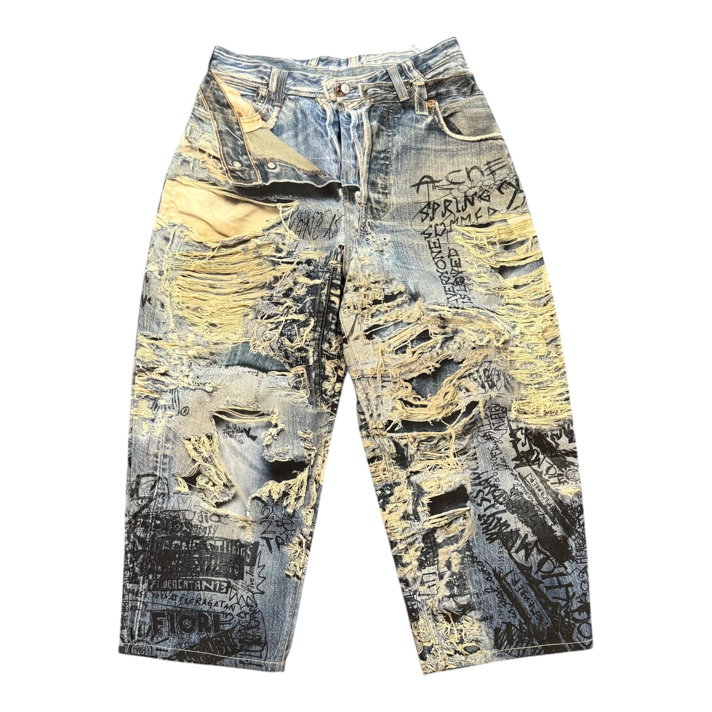 Acne Studios Trompe L’oeil Denim