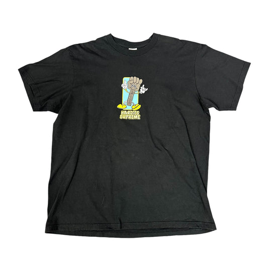Supreme Black Hardies Bolt T shirt