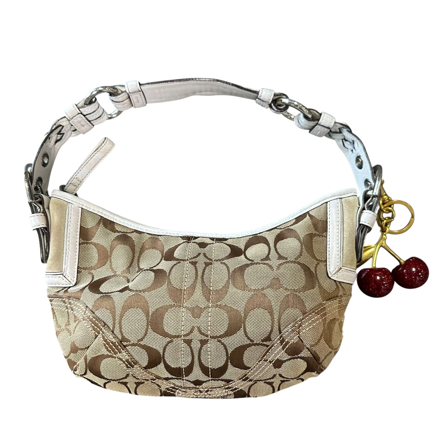 Coach Mini Monogram/White Bag