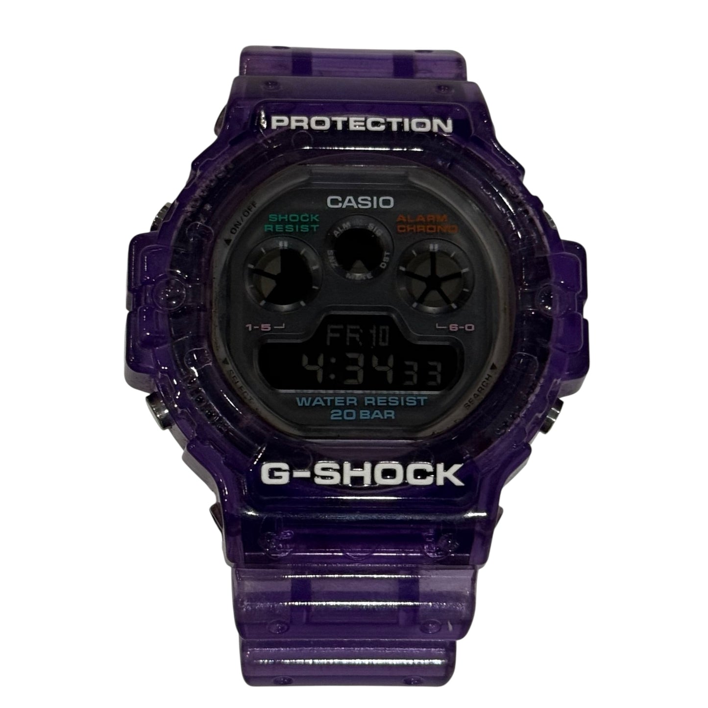 G Shock Clear Purple