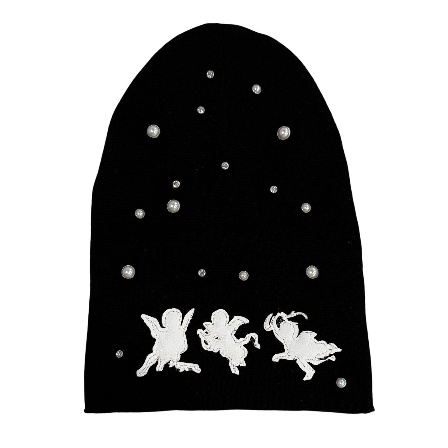 Most High Lifestyle Black Studded Beanie