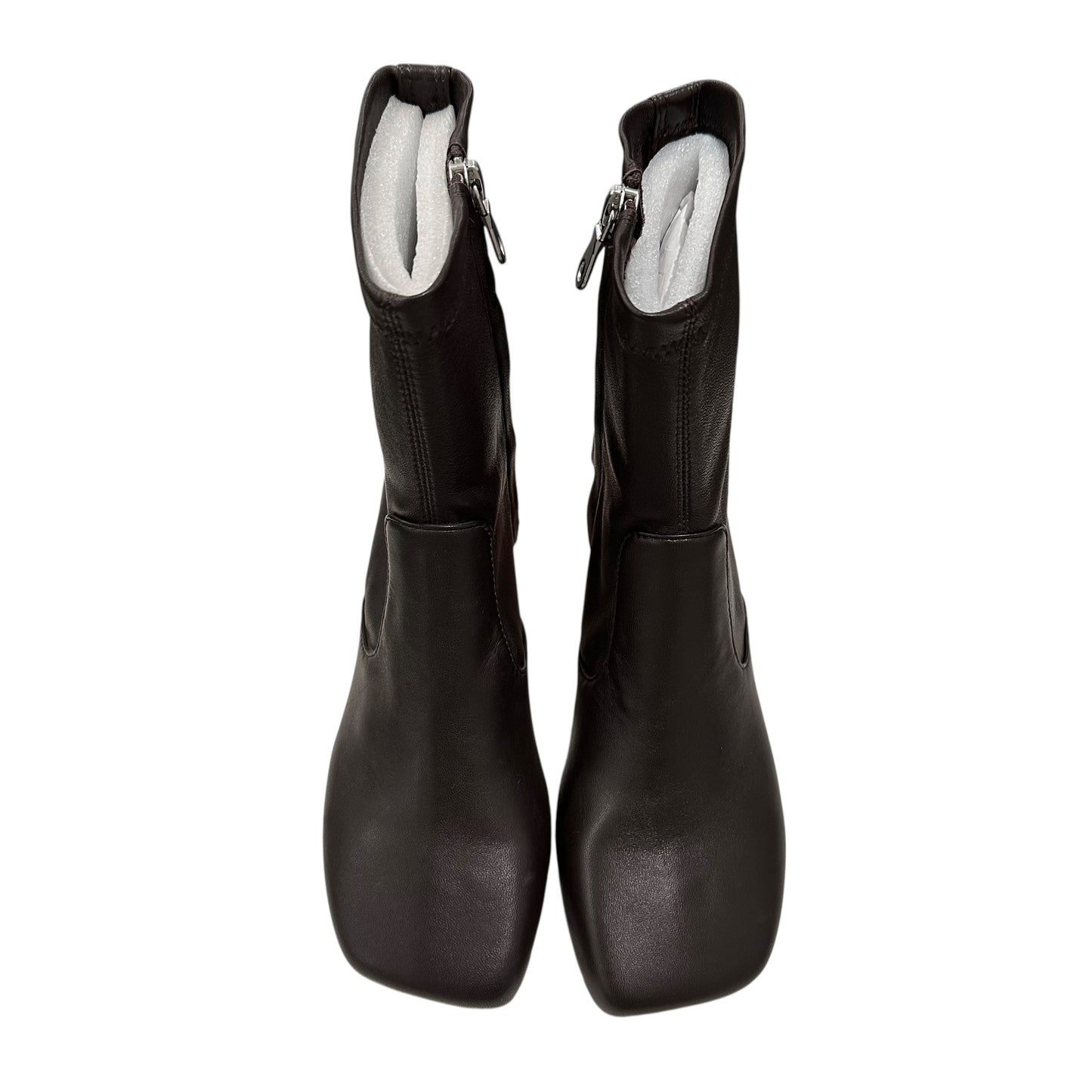 Brown Leather Mihara Heels