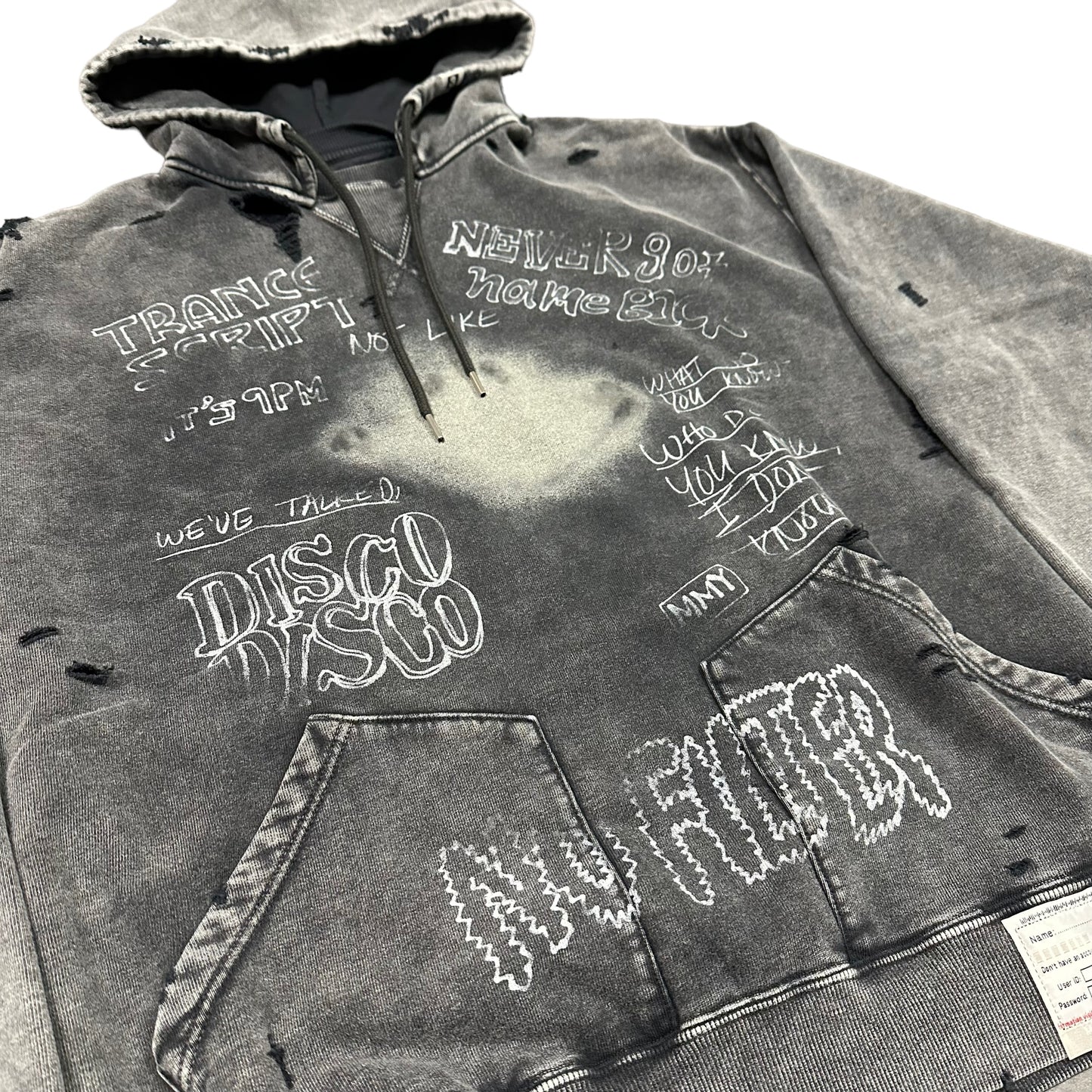 Maison Mihara Bleached Hoodie