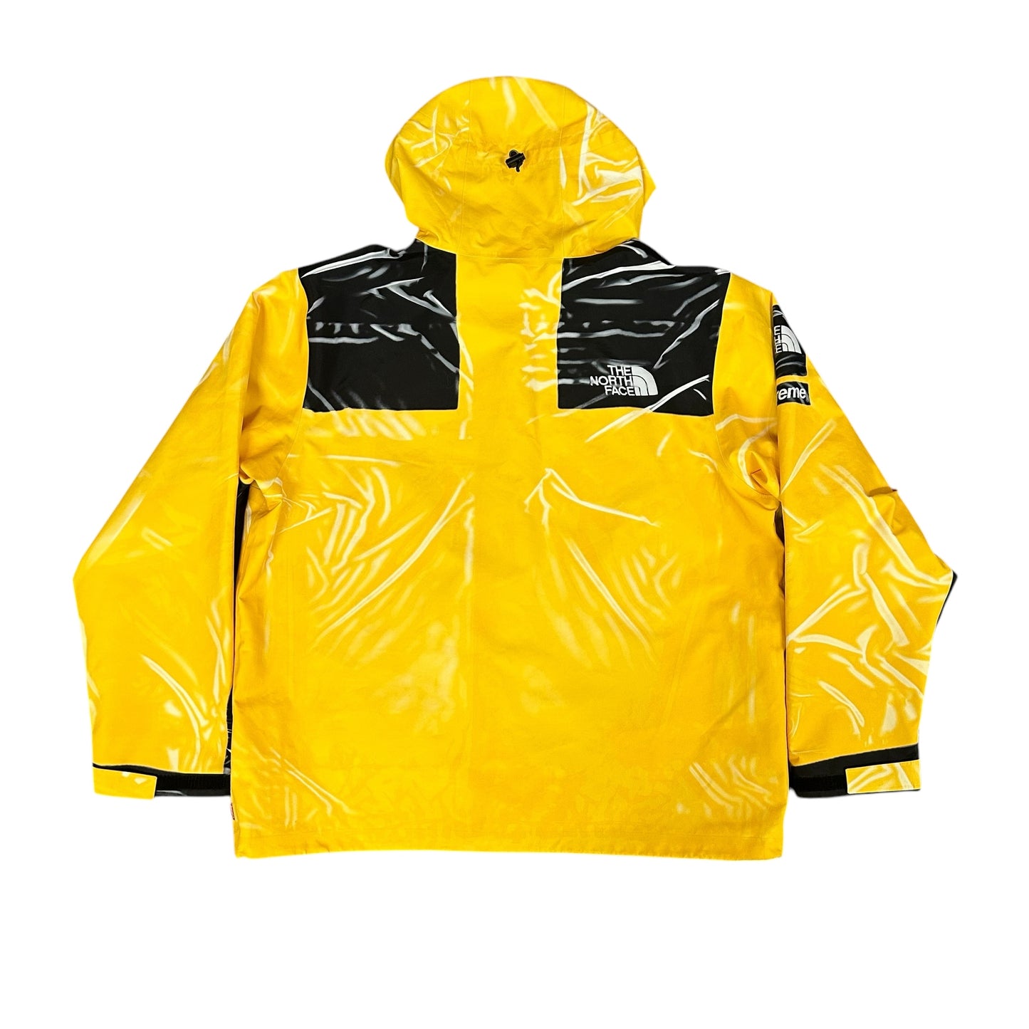 Yellow North Face X Suprem Printed Tape Jacket