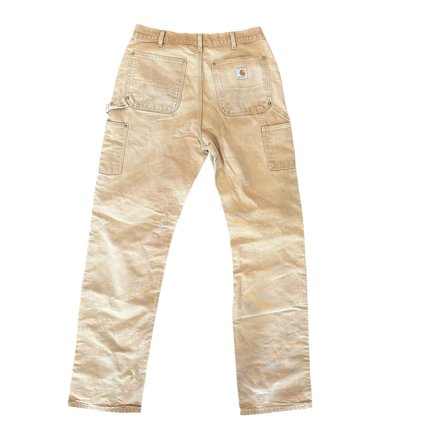 Vintage Carhartt Double Knee Faded Khaki