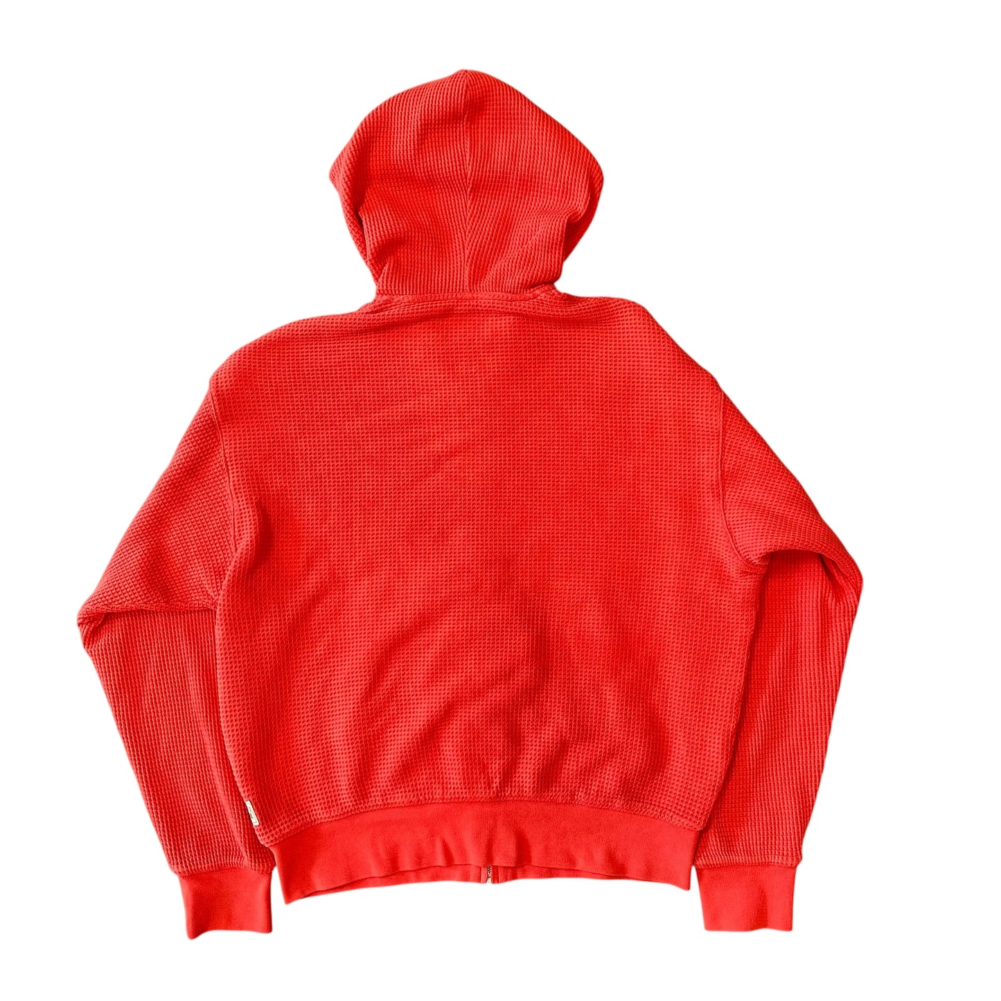 Stussy Orange Waffle Knit Hoodie
