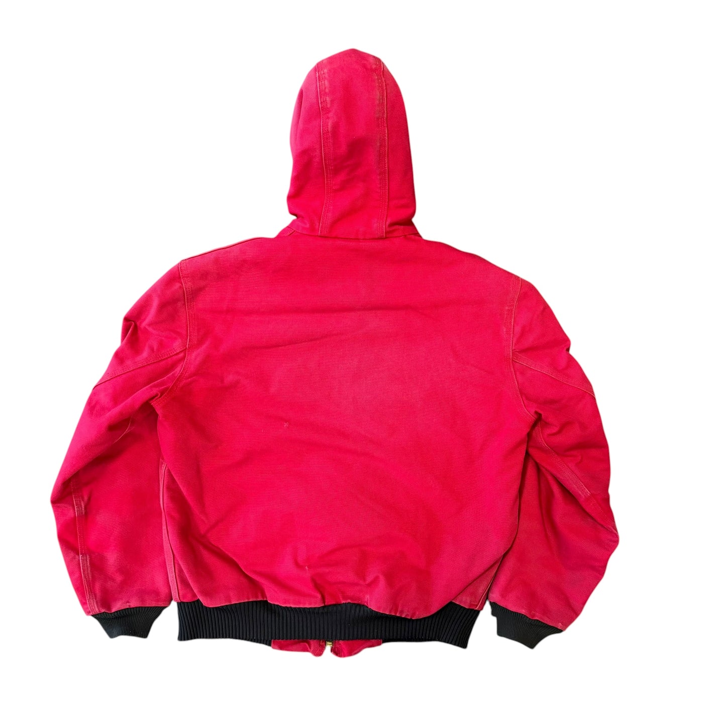 Vintage Red Carhartt Hooded Jacket