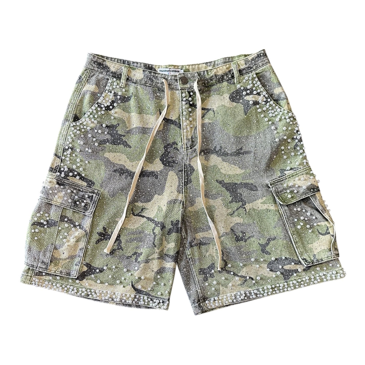 Vale Camo Studded Shorts