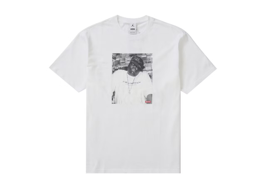 Supreme x Jordan Biggie Tee White