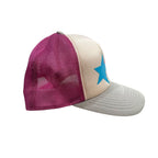 Y2K Bape Sta Pink/Grey Trucker Hat
