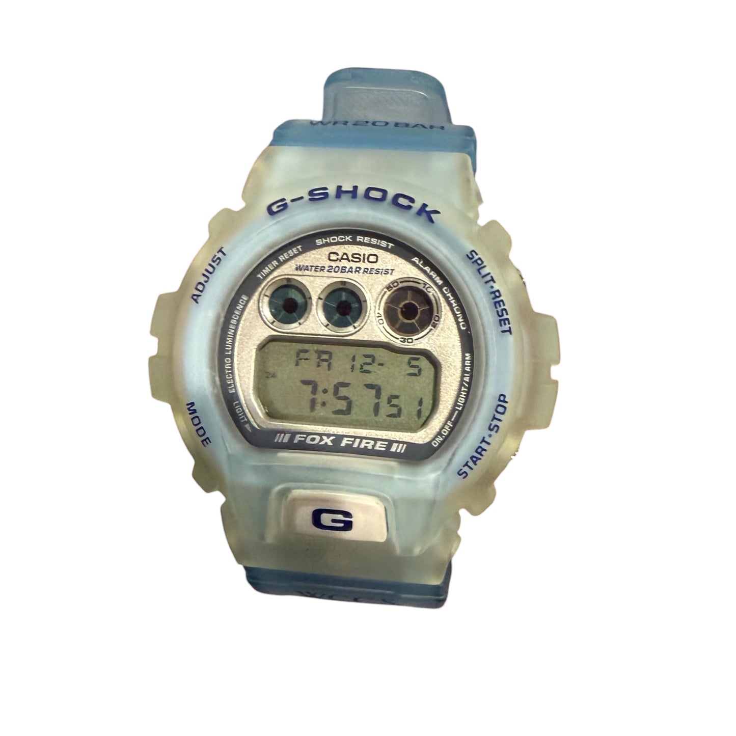 G Shock Blue/Clear