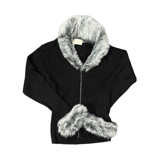 Caché Fur Top Black/Gray FDWMNS