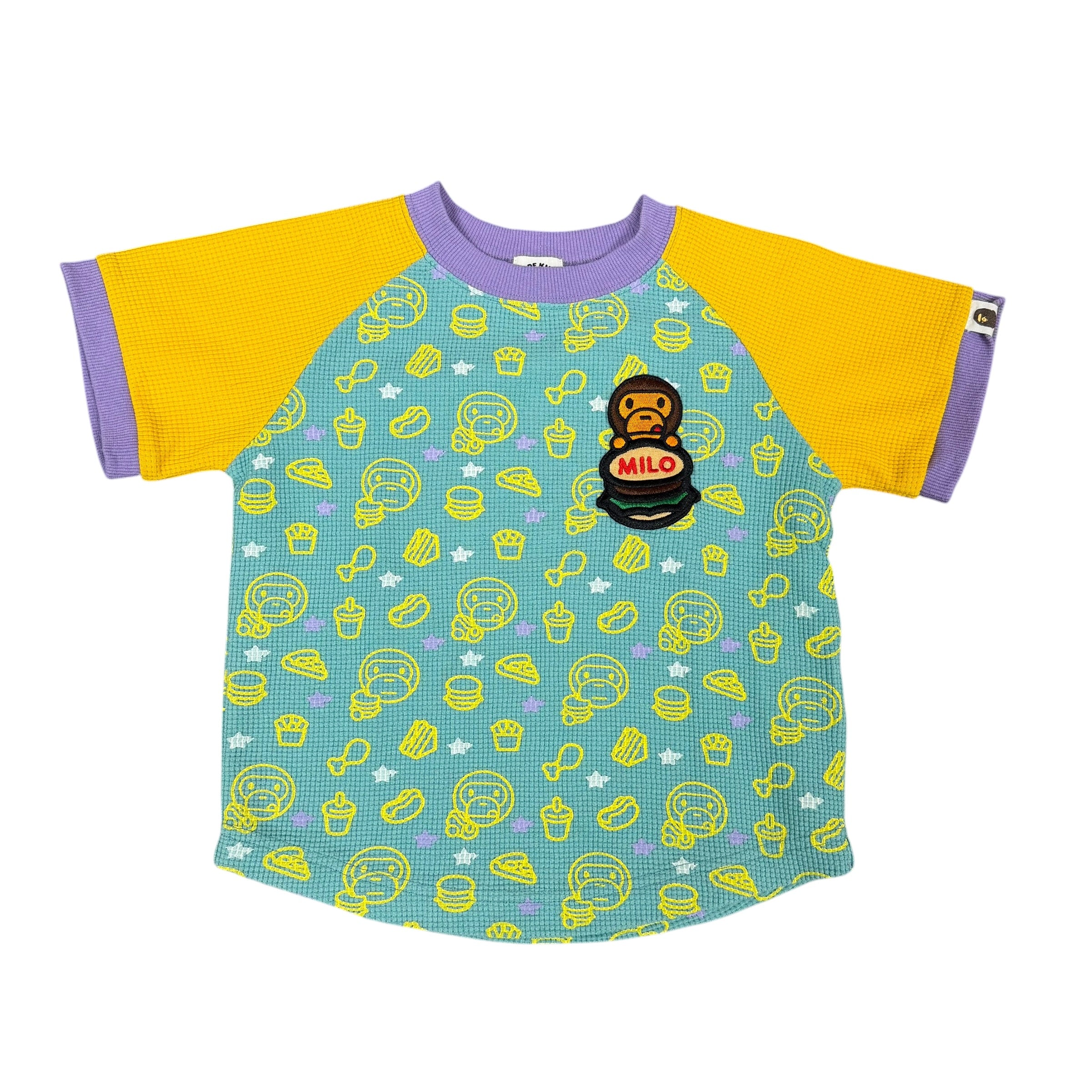 Kids Bape Baby Milo Burger Thermal Tee