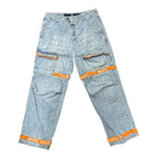 Marithé + François Girbaud Shuttle Baggy Jeans ‘Orange’