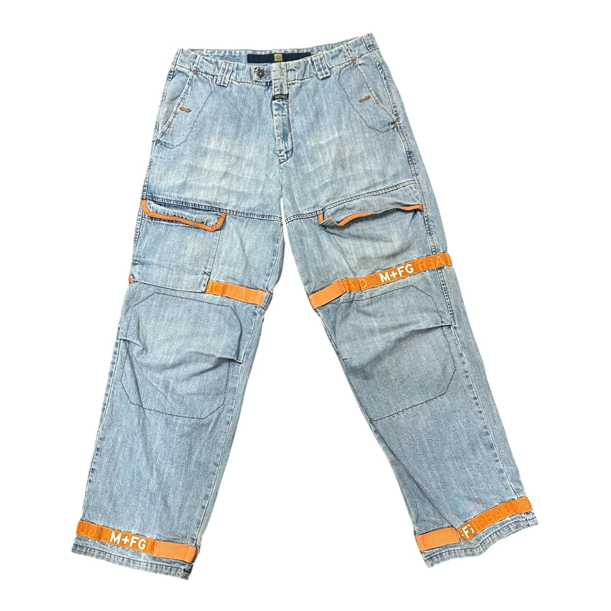 Marithé + François Girbaud Shuttle Baggy Jeans ‘Orange’
