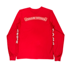 Chrome Hearts Scroll Red L/S Tee