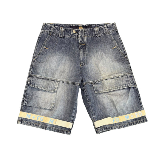Vintage Girbaud Jeans Shorts Blue/Baby Blue
