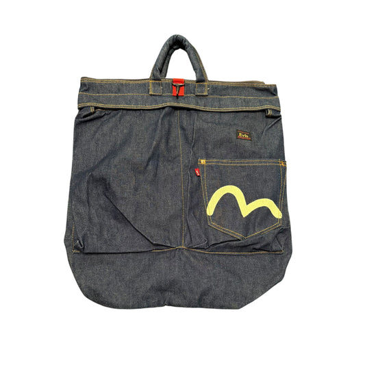 Evisu Denim Tote Bag