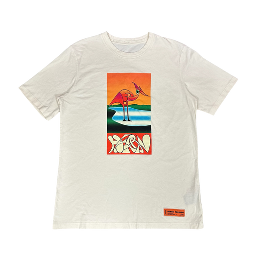 Heron Preston Abstract White Tee