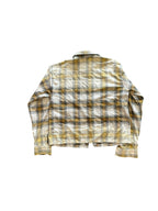 Vale Yellow Rhinestone Flannel