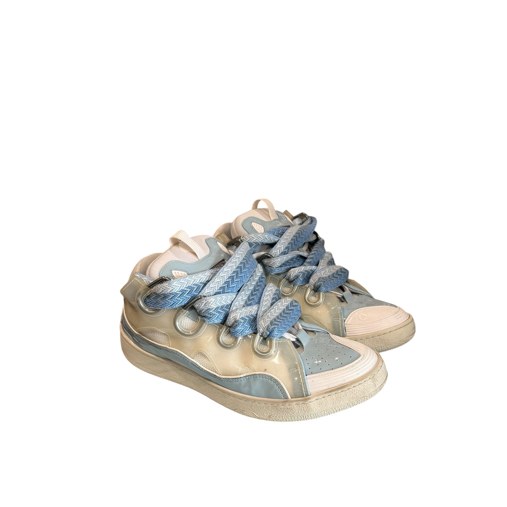 Wht/Blu Lanvin Sneaker