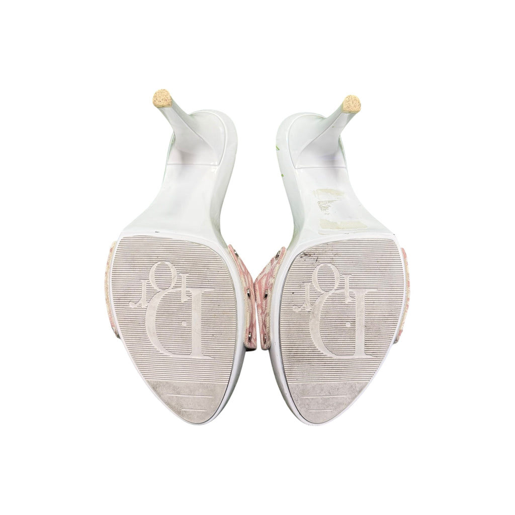 Dior Vintage Pink Trotter Heels