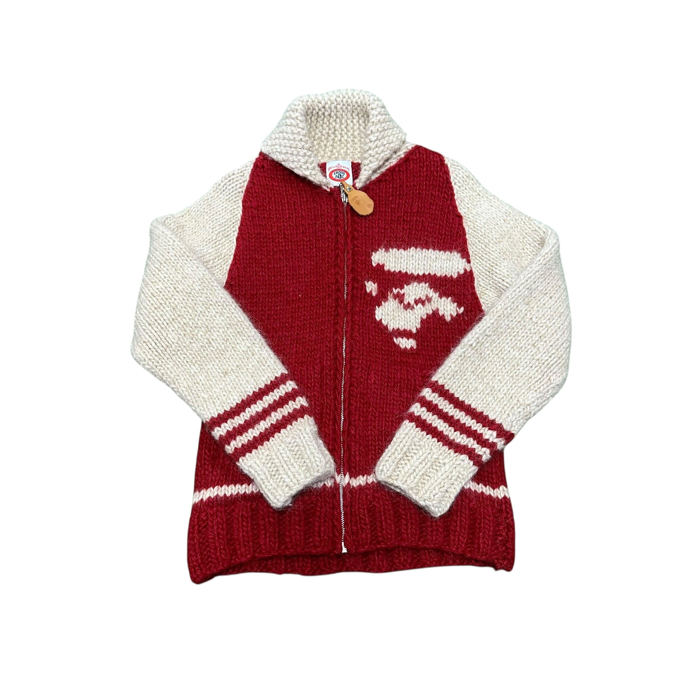 Bape Cowichan Cardigan Ape Head