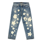 Sp5der "Beluga" Wash Denim jeans