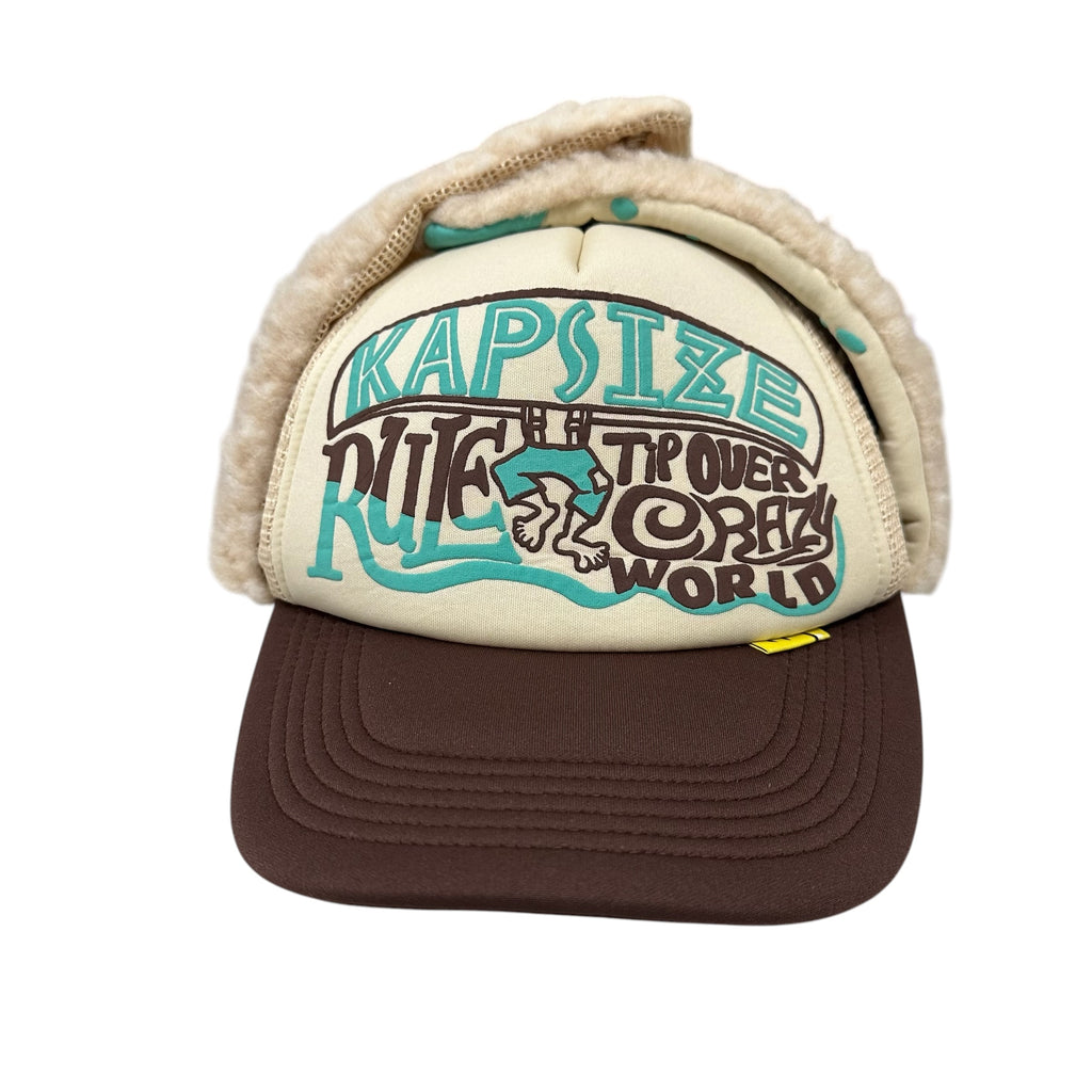 Kapsize Lumbar Track Cap ‘Brown/Cream’