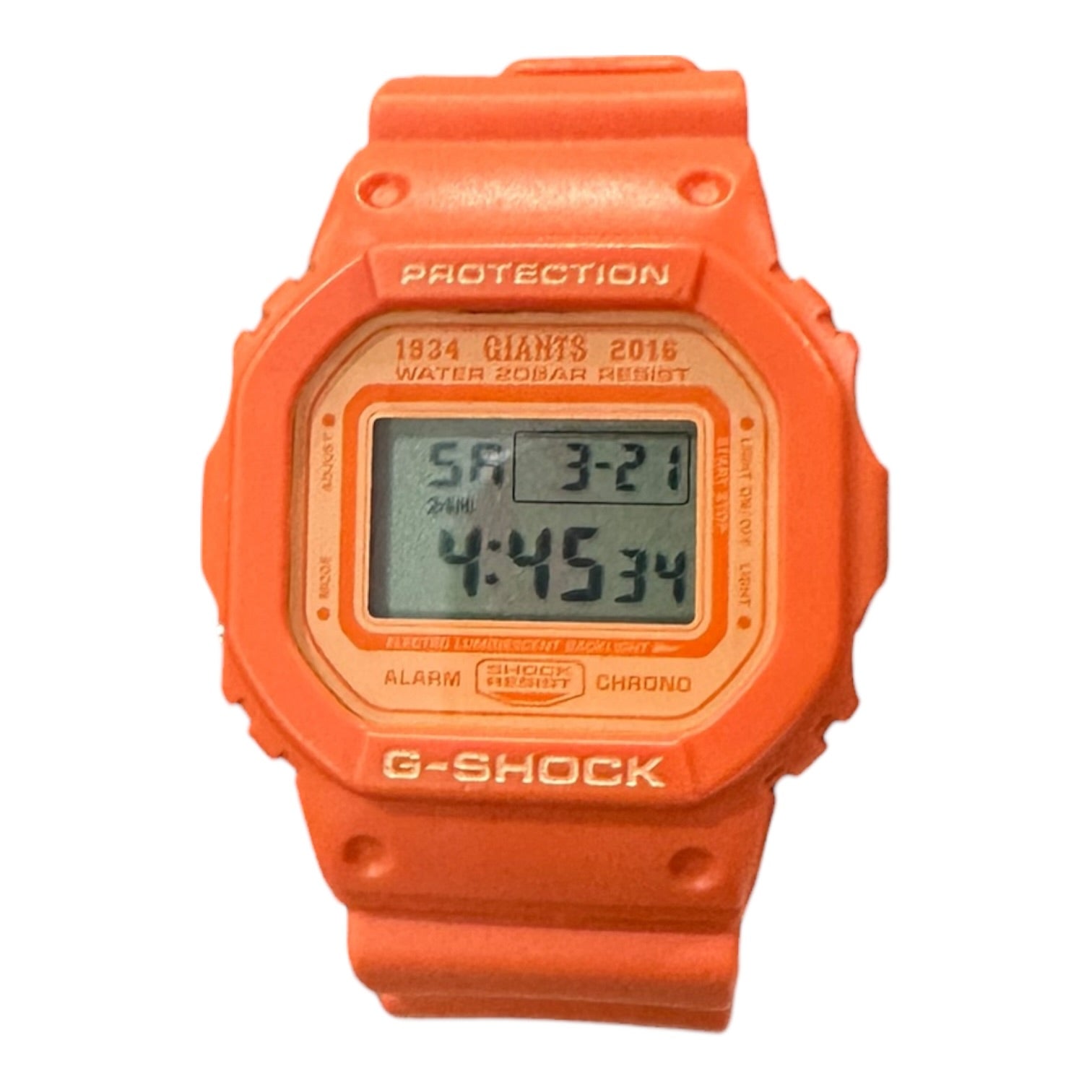 G Shock Orange/Orange Watch