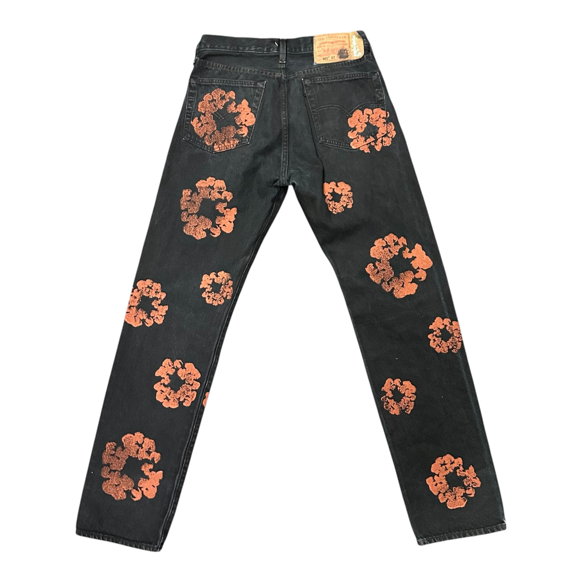 Denim Tears x Levi's Cotton Wreath Orange Jeans