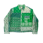 Kapital Green Paisley Button Up