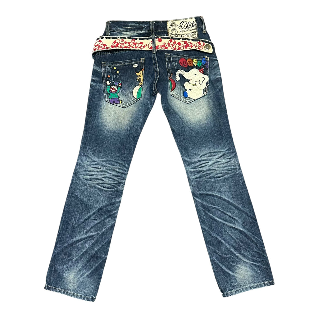 Vintage Lolita Circus Flare Jeans