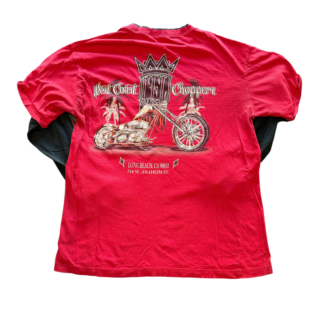 Red West Coast Choppers Longsleeve Shirt