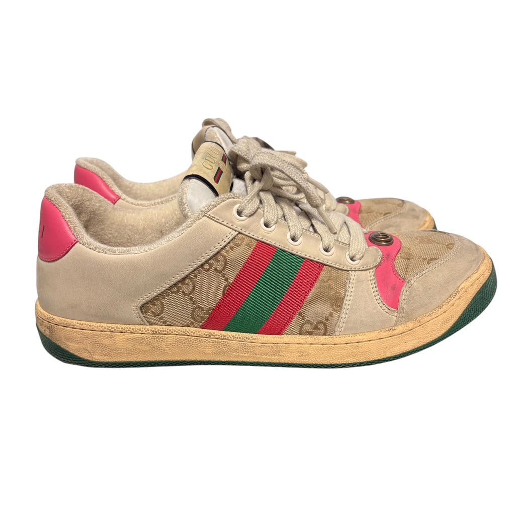 Gucci Screener Butter Leather Red