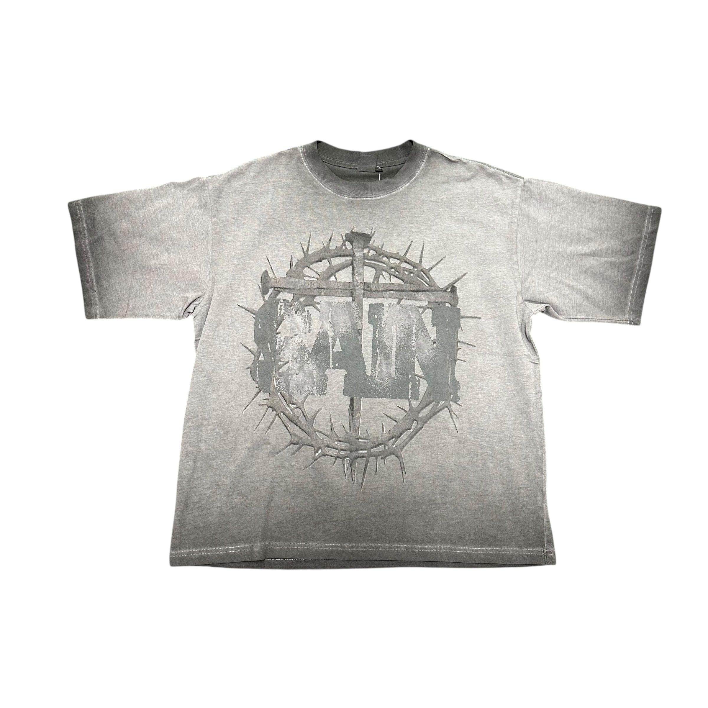 Saint Vanity Grey Saint Cross Tee