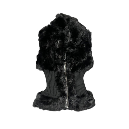 Guess Fur Vest Black FDWMNS