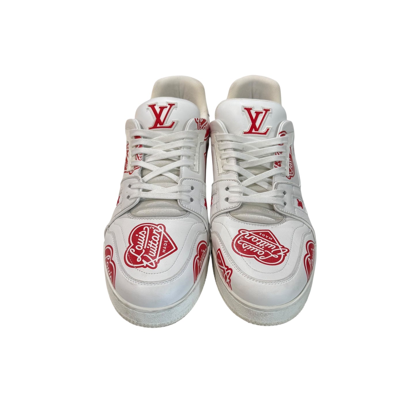 Louis Vuitton X Nigo White ‘Heart’ Trainers