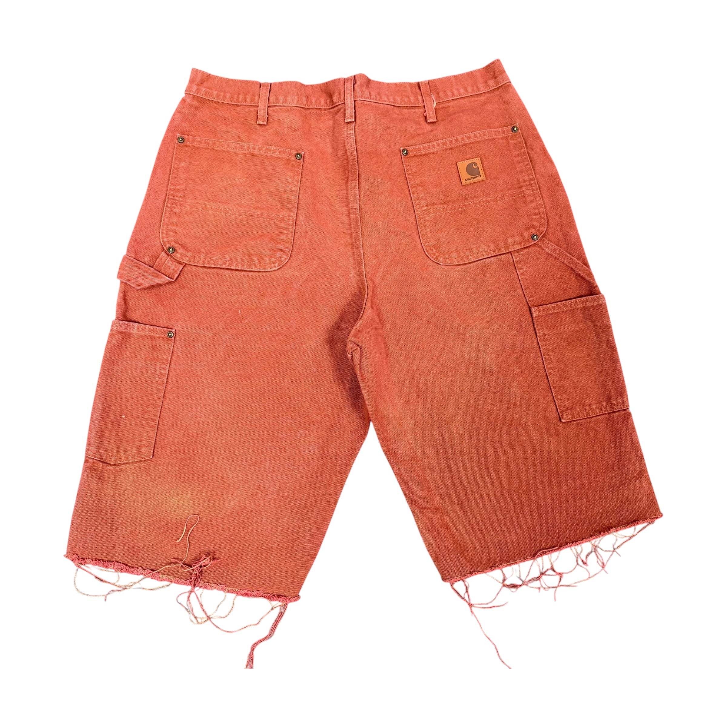 Pink Carhartt Double Knee Shorts(36)