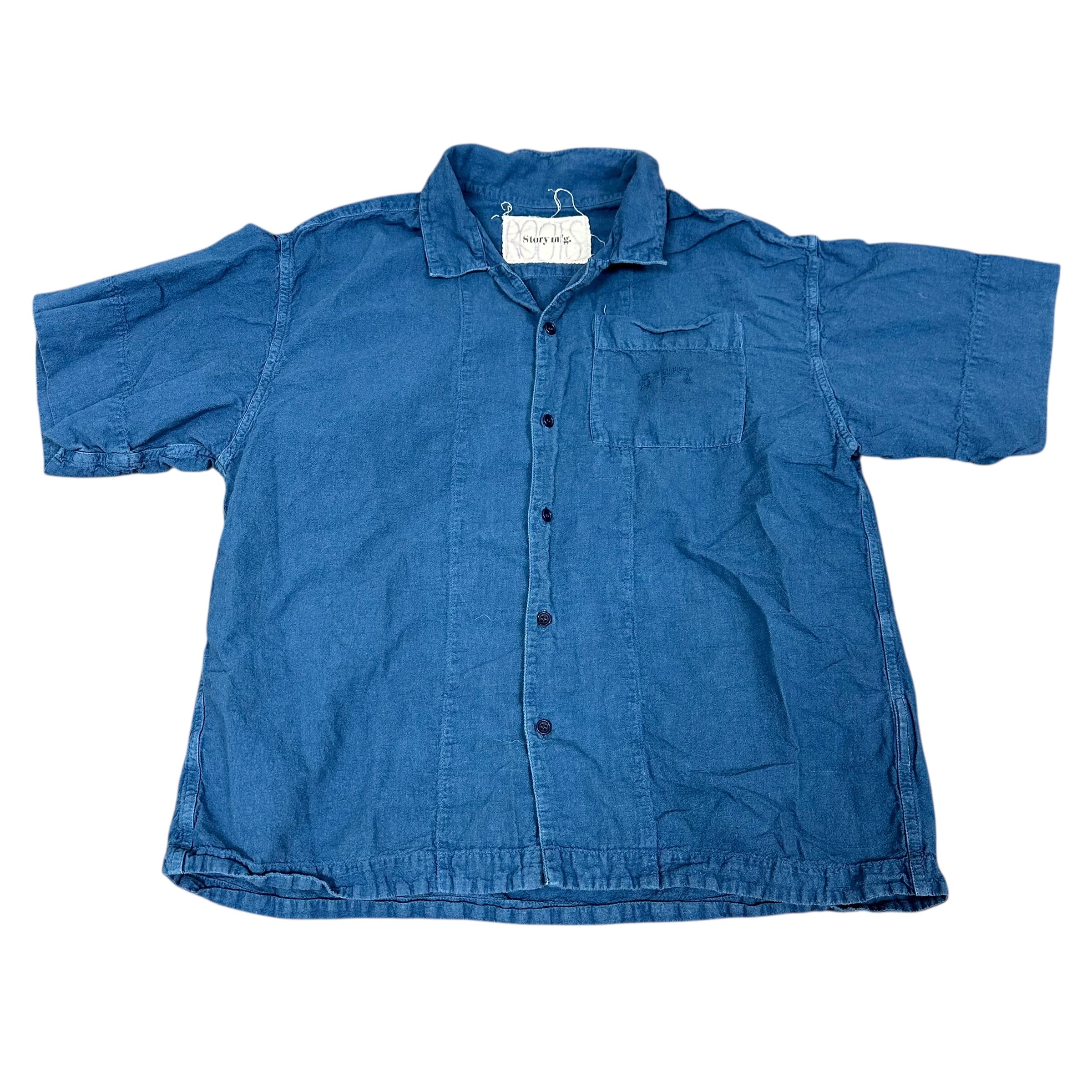 Story MFG Blue Button Up Shirt