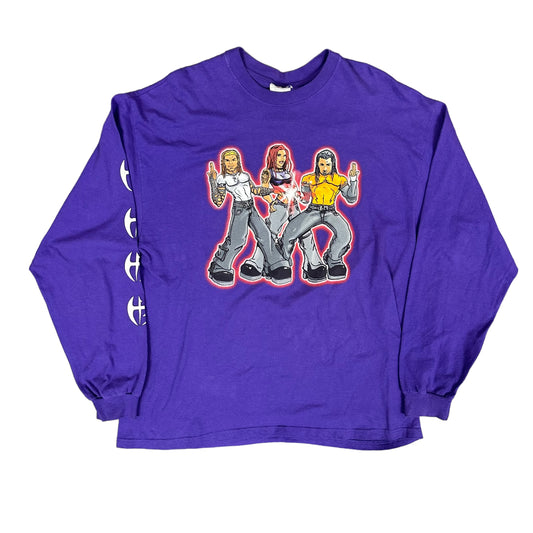 Vintage Hardy Boyz Purple L/S Tee