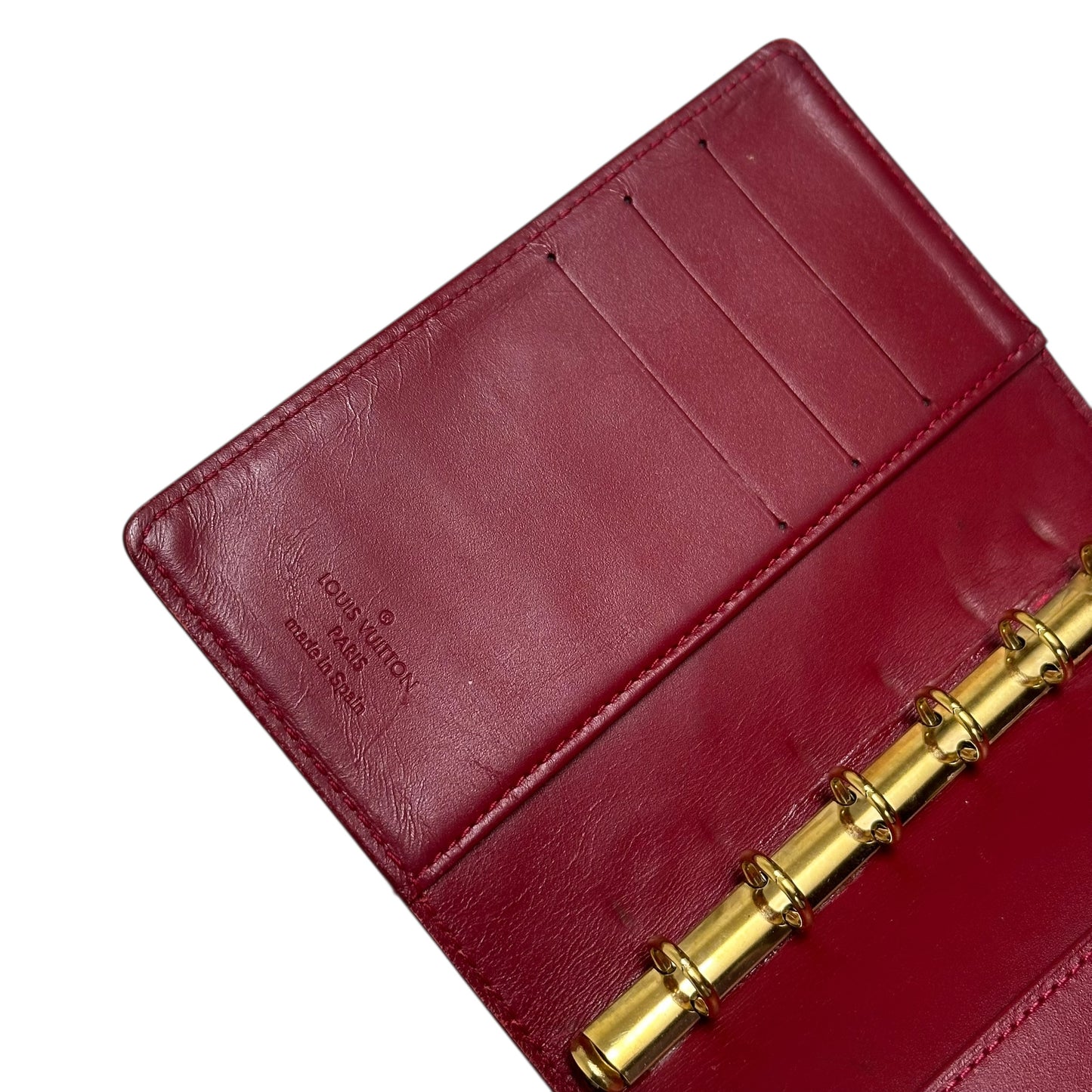 Louis Vuitton Red Vernis French Wallet