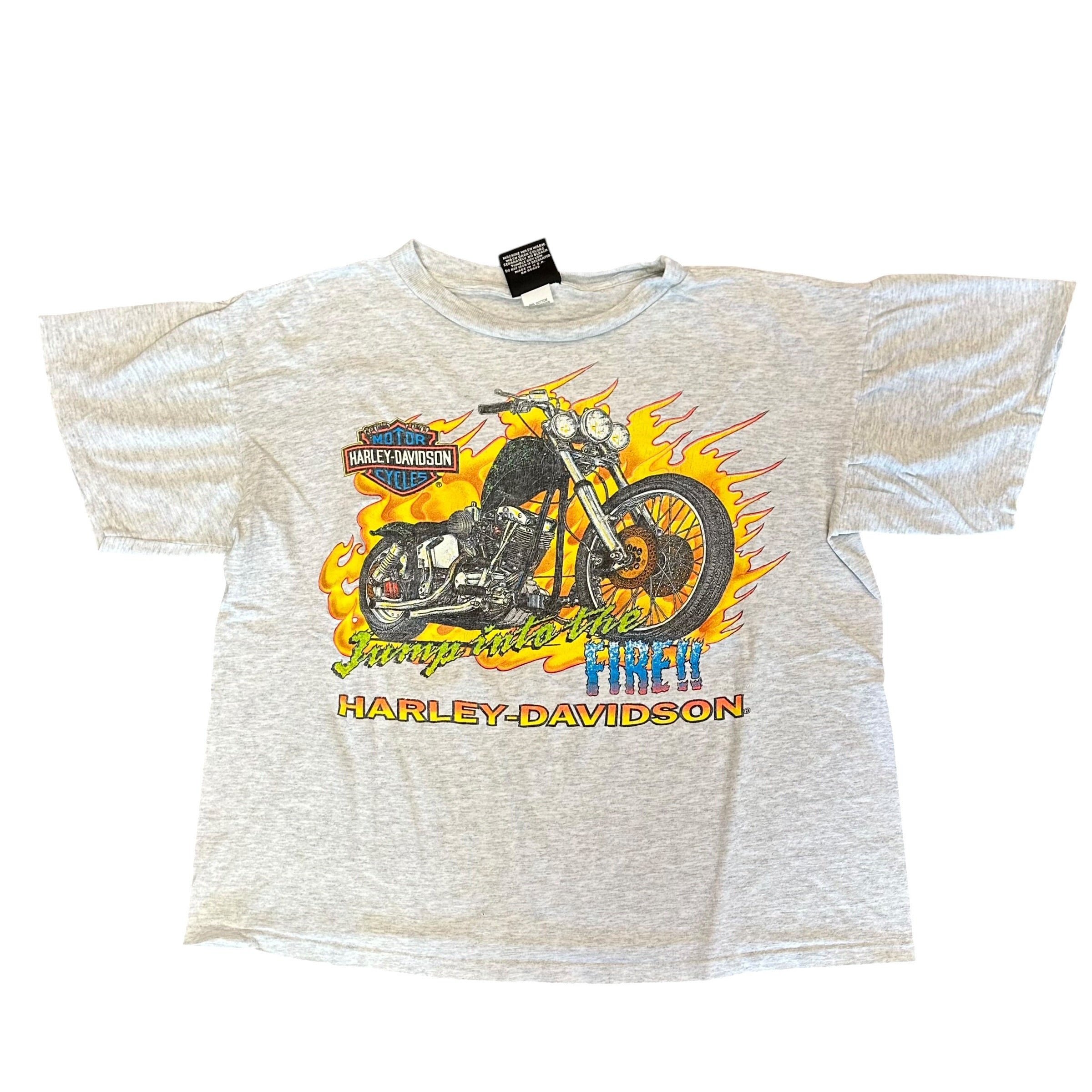 Vintage Light Grey Harley Davidson Shirt