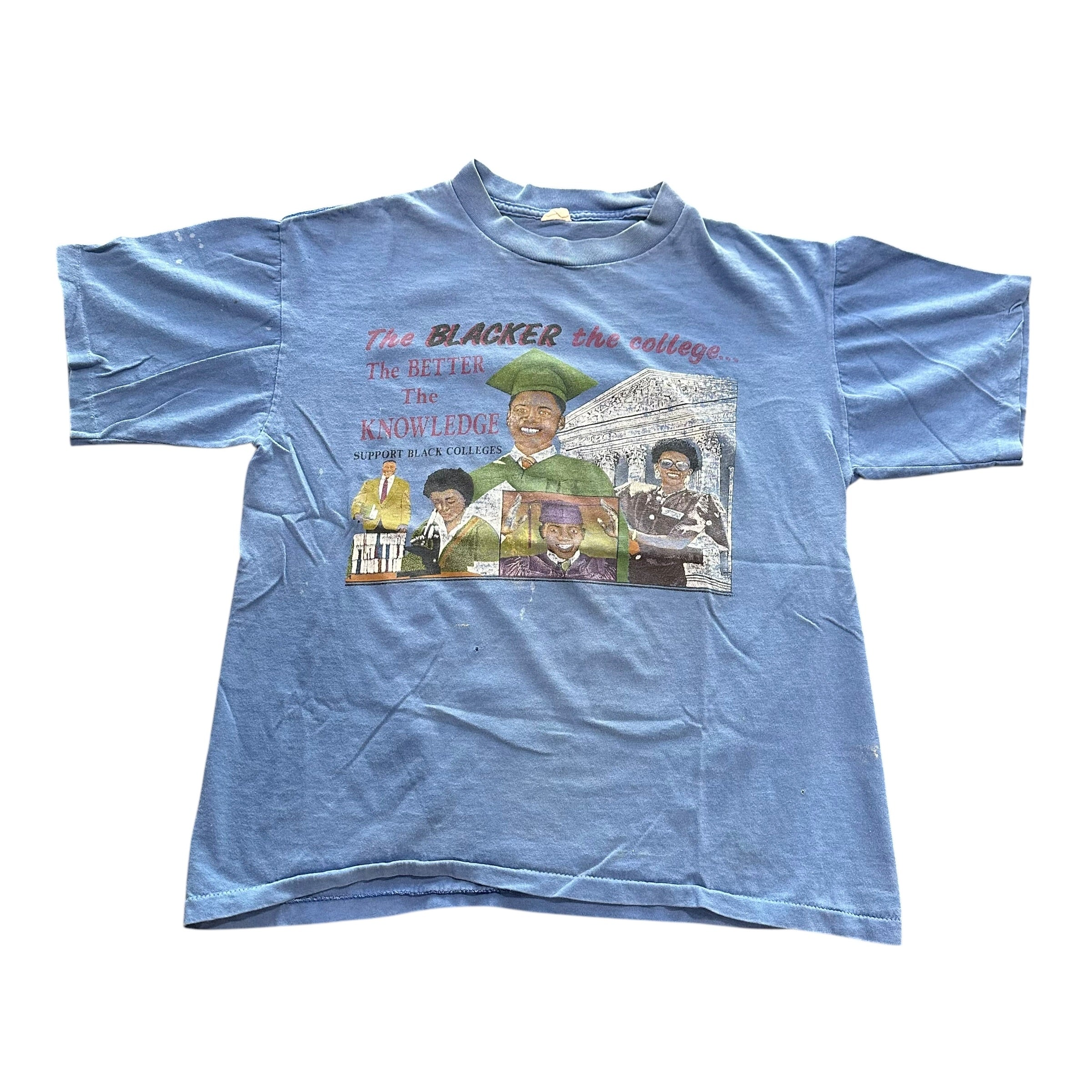 Black College Vintage Shirt