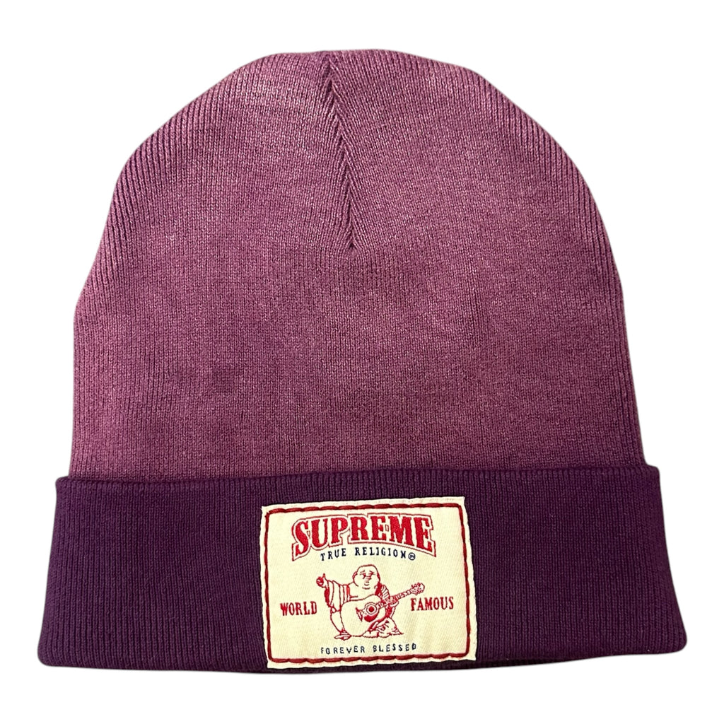 Supreme True Religion Purple Beanie