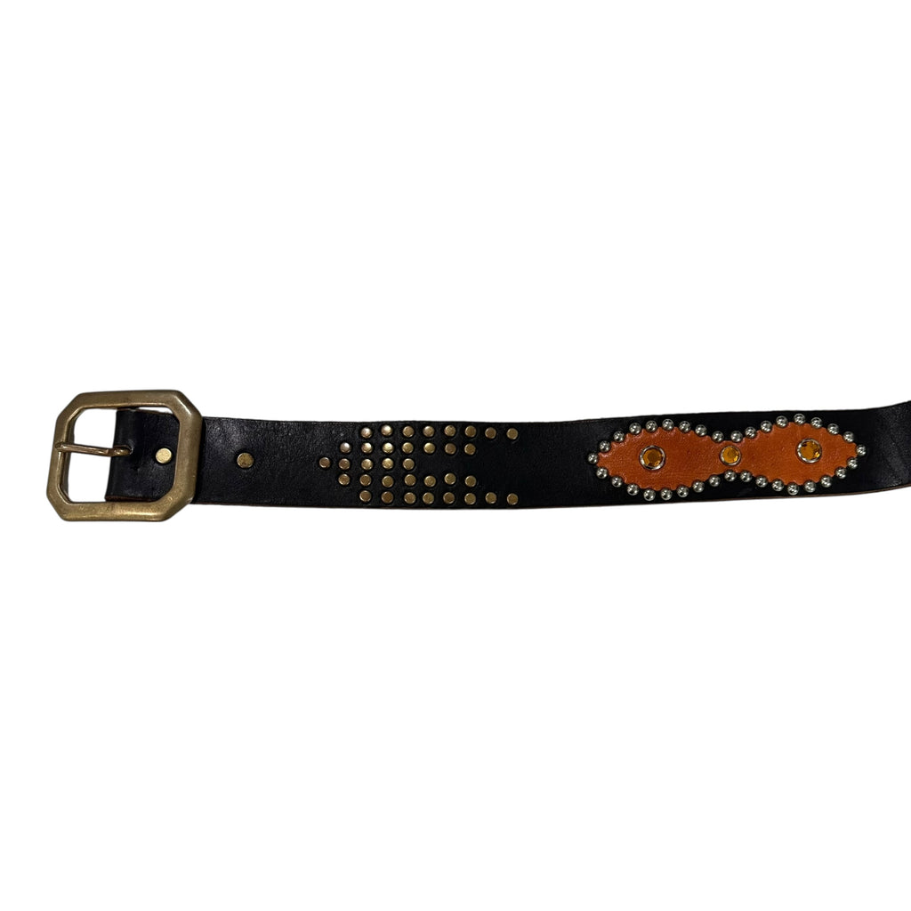 Studded Leather Belt