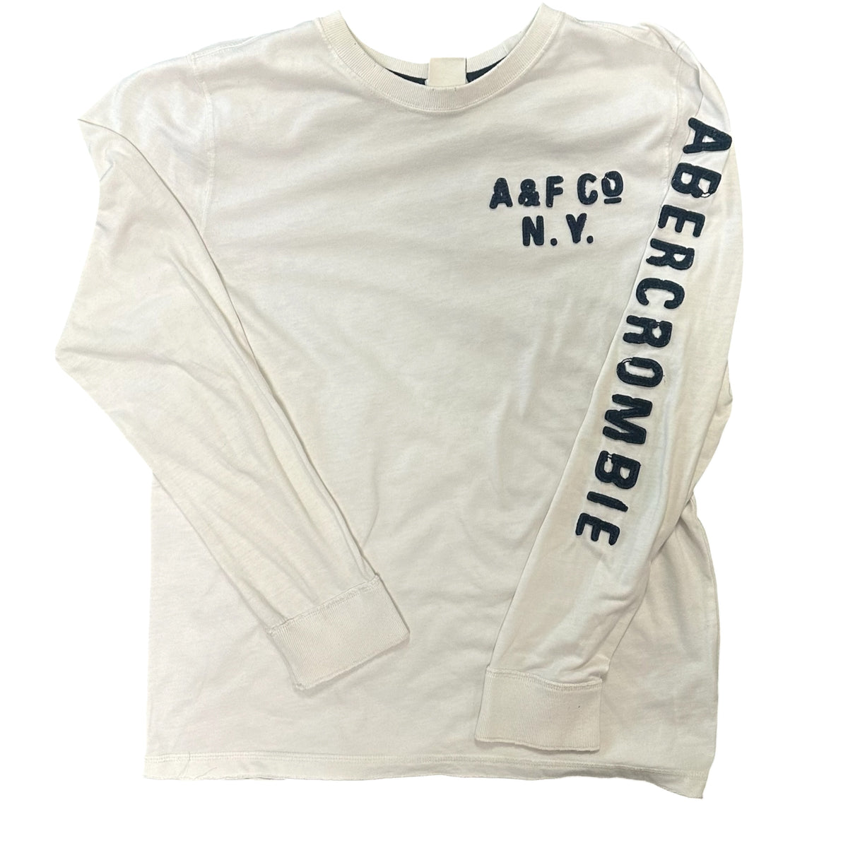 White Abercrombie Longsleeve Shirt